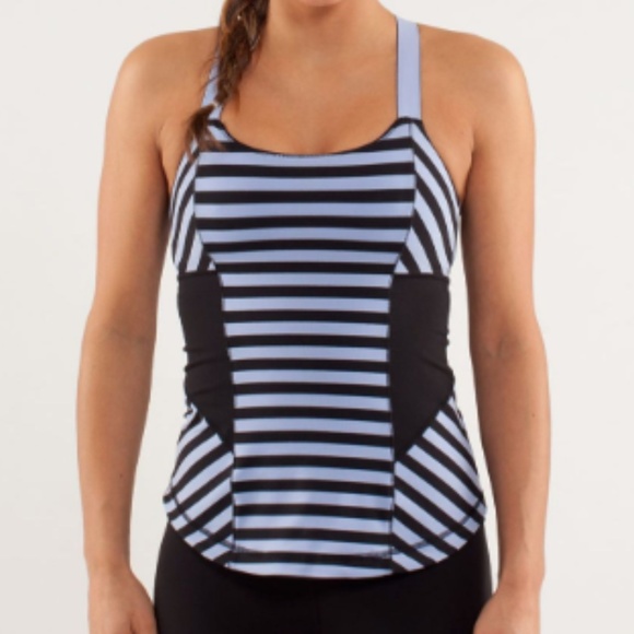 lululemon athletica Tops - lululemon | striped work it out tank